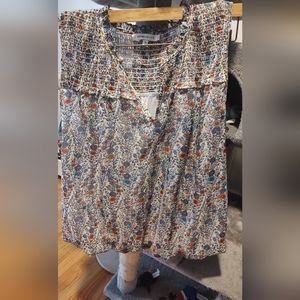 Rose + Olive tank top size XL